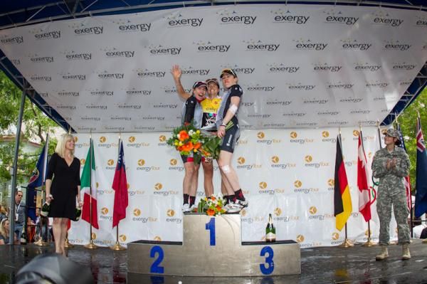 The top three GC podium was a sweep by the Specialized-Lululemon team.