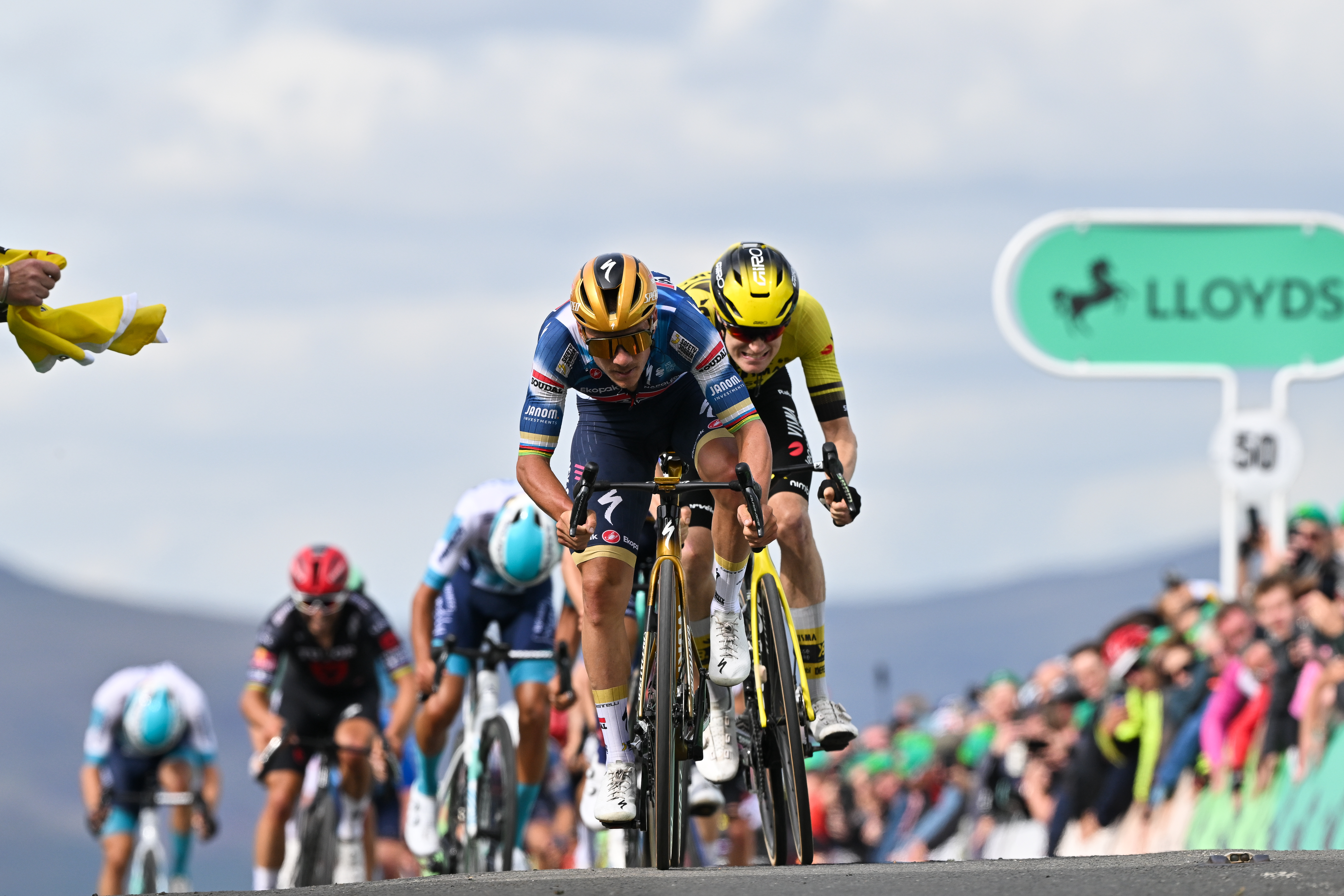 Remco Evenepoel on The Tumble