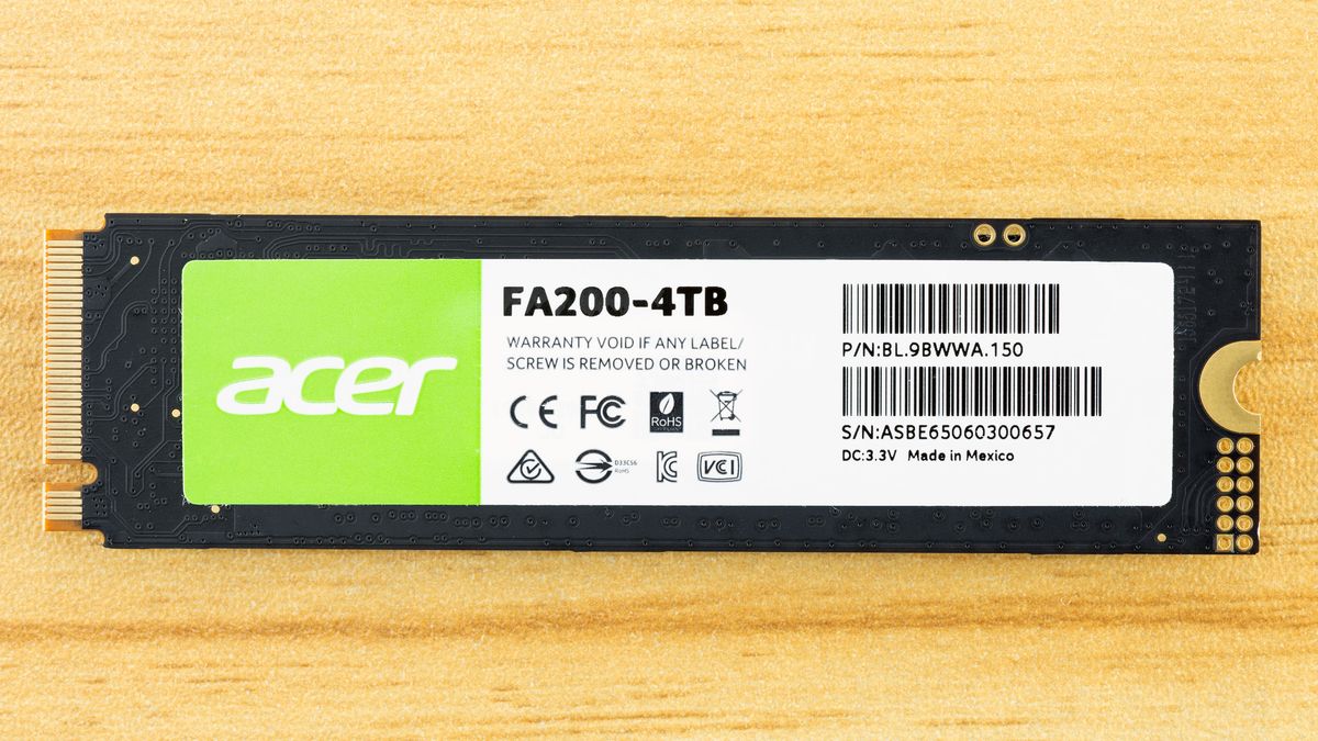 Acer FA200 4TB SSD Review: A Capacious Retread | Tom's Hardware