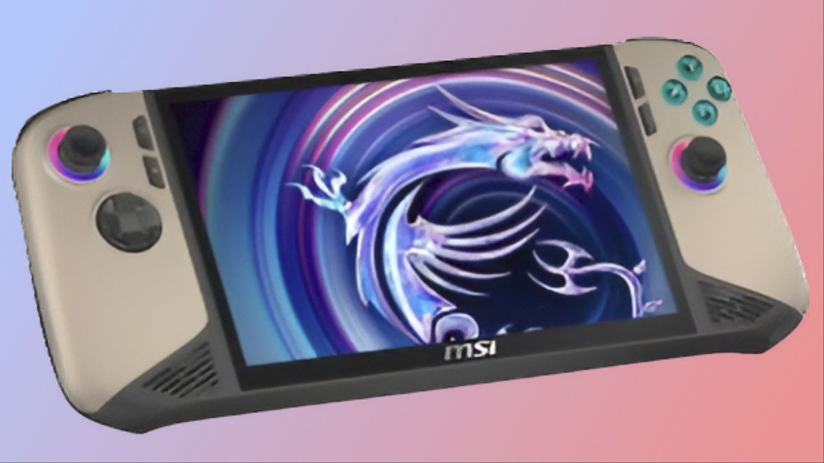 MSI Claw 8 AI+ render