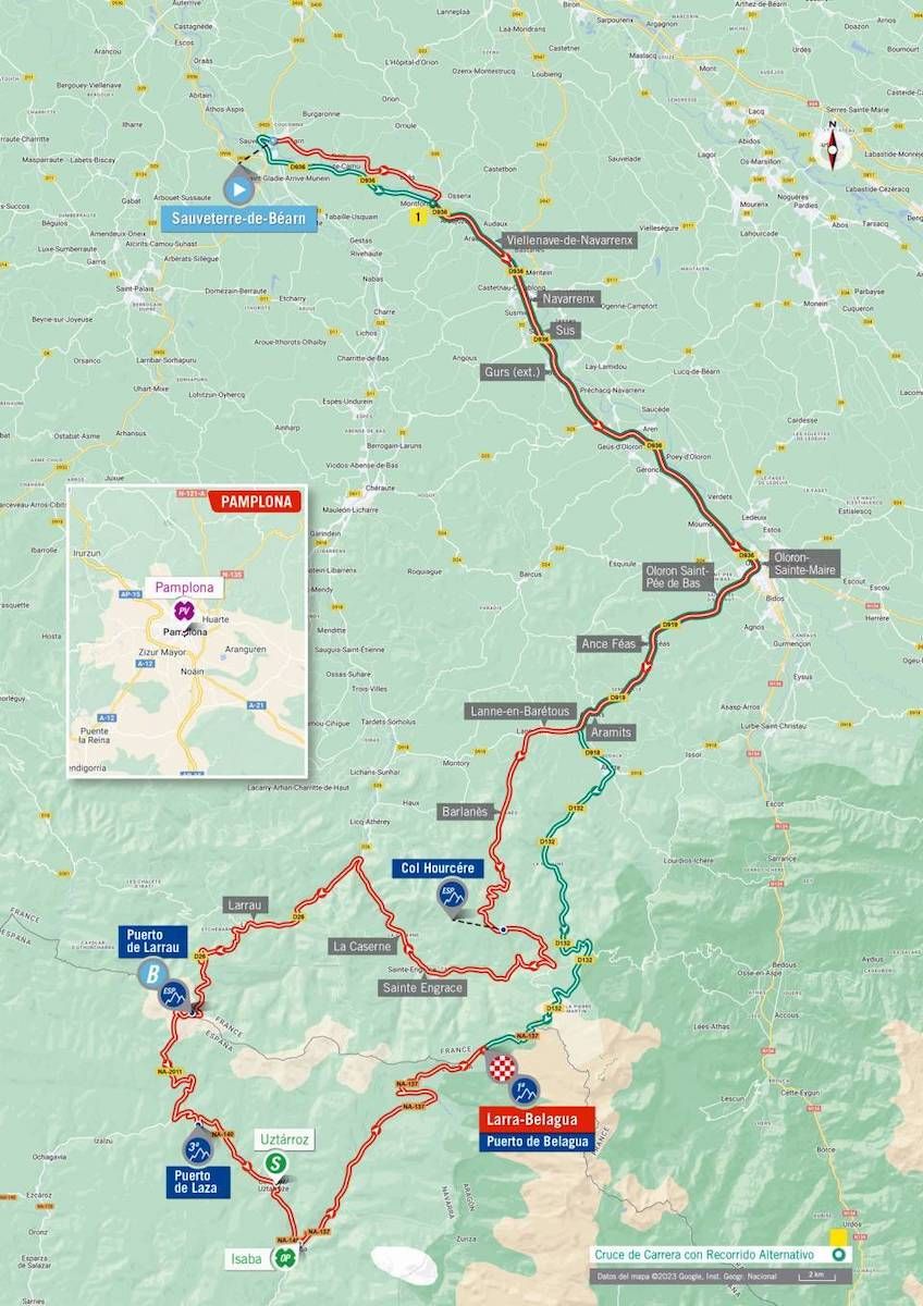 Route of stage 14 of la Vuelta a Espa&ntilde;a 2023
