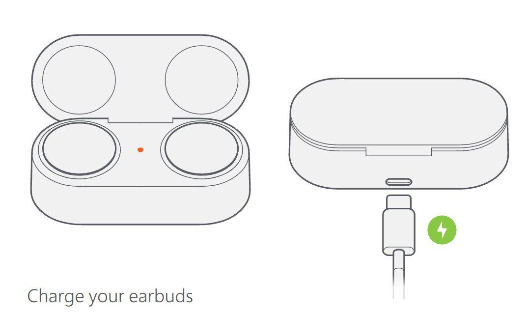 Surface Earbuds FCC Charging