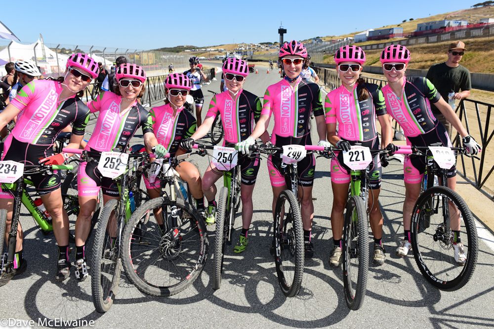 The Stan&rsquo;s NoTubes Elite Women&rsquo;s Team was out in force today (L to R) Mical Dyck, Nina Baum, Sarah Kaufmann, Vicki Barclay, Jenny Smith, Emily Shields, and Rose Grant
