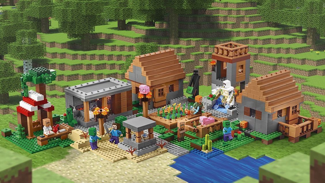 Lego Minecraft set.