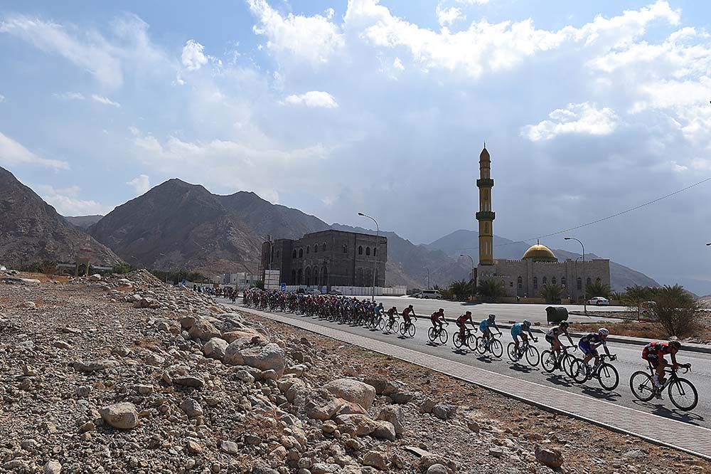 Mosques and mountains fill the Oman landscape