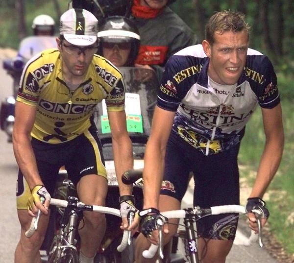 Christophe Moreau and Laurent Jalabert in 1998