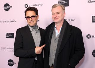 Robert Downey Jr. and Christopher Nolan attend the 2024 Sundance Film Festival Opening Night Gala.