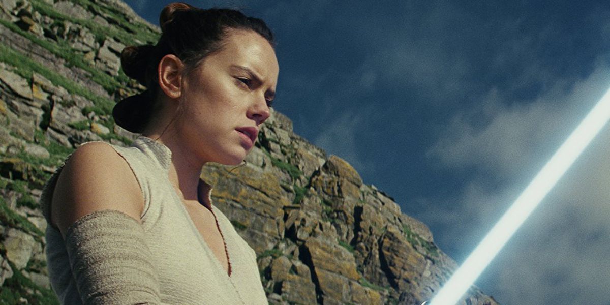 Daisy Ridley as Rey in Star Wars: The Last Jedi