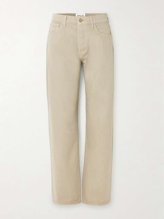 Everly High-Rise Straight-Leg Organic Jeans