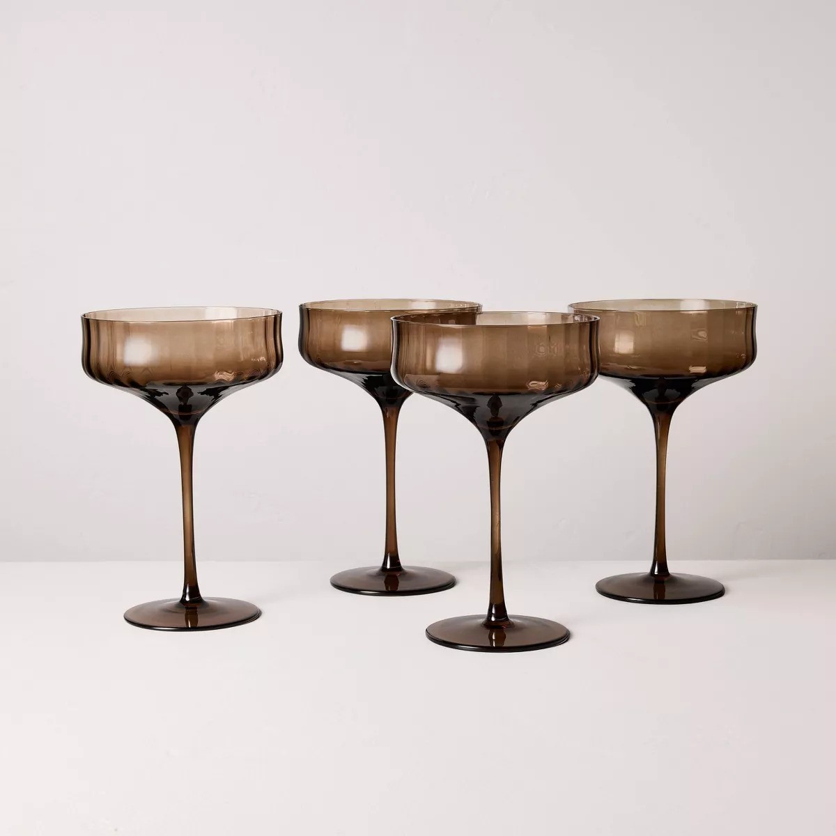 Set of 4 12oz Coupe Glasses - Hearth & Hand™ with Magnolia