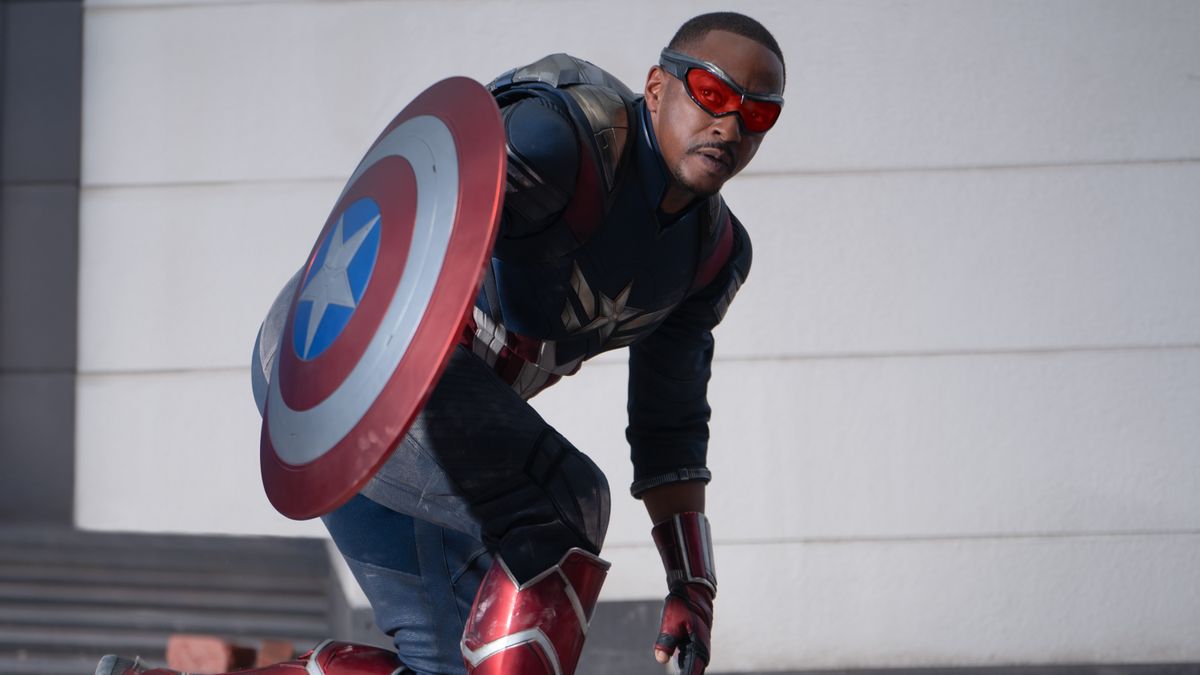 Sam Wilson/Captain America (Anthony Mackie) in &quot;Captain America: Brave New World&quot;. 