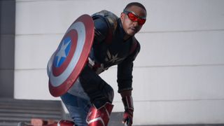 Sam Wilson/Captain America (Anthony Mackie) in "Captain America: Brave New World". 