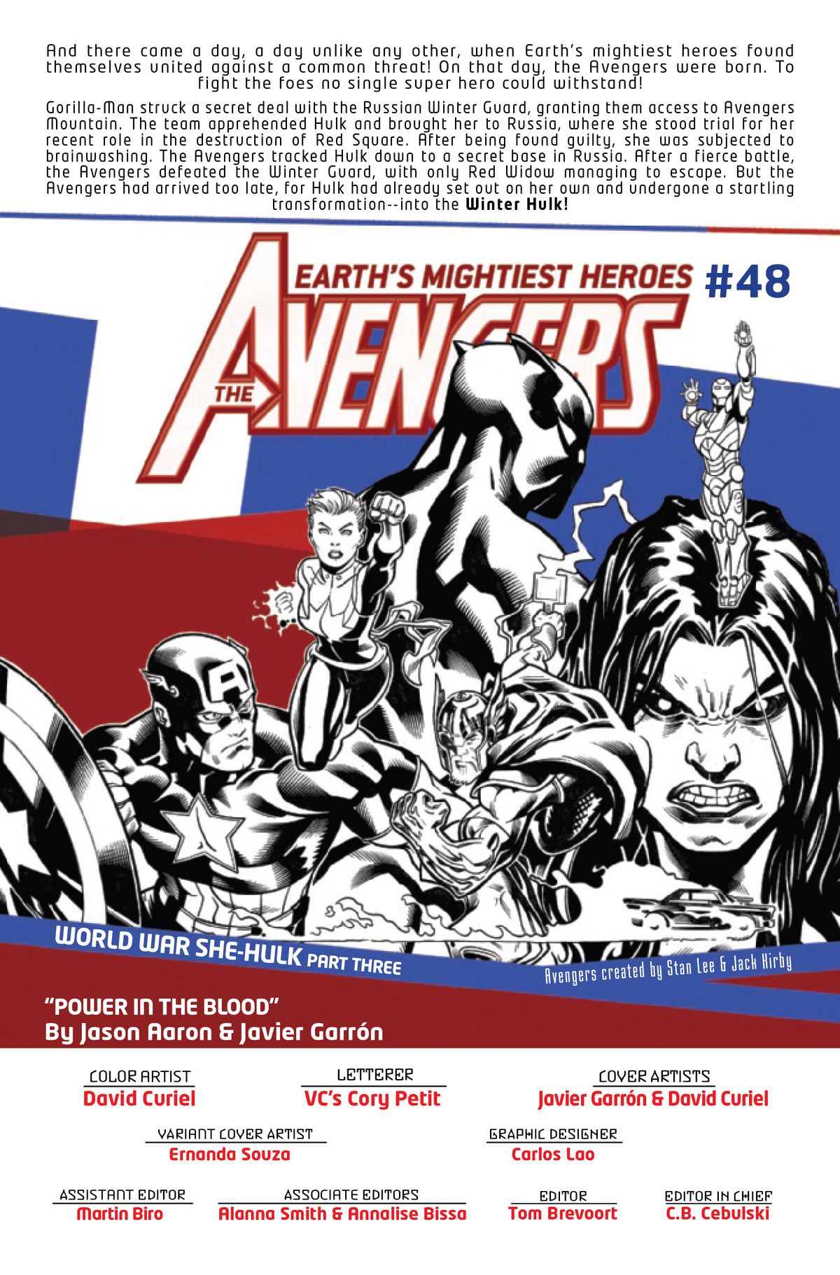 page from Avengers #48