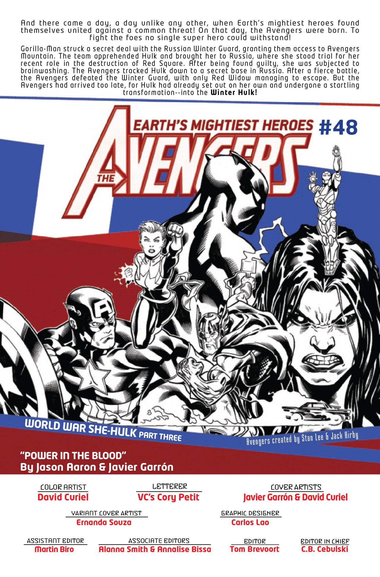 page from Avengers #48