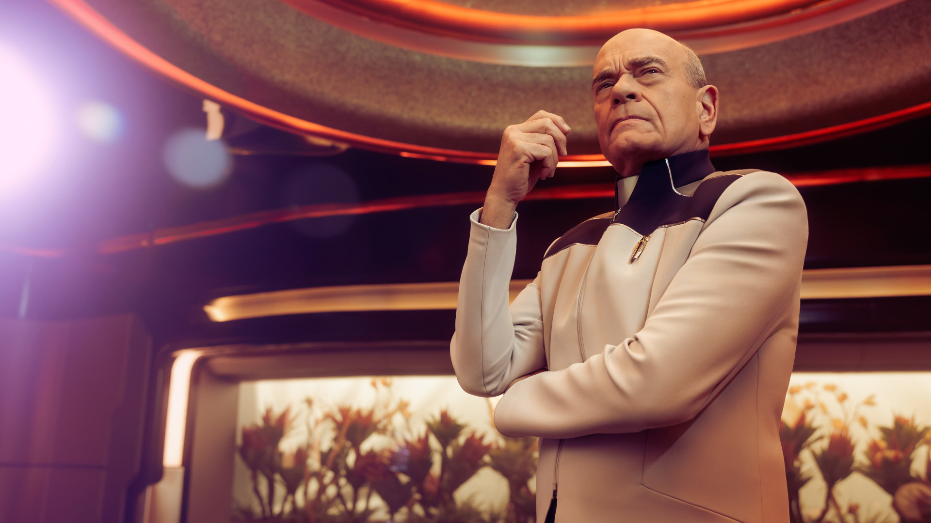 Robert Picardo in season 1 of Star Trek: Starfleet Academy streaming on Paramount+. Photo Credit: Miller Mobley/Paramount+
