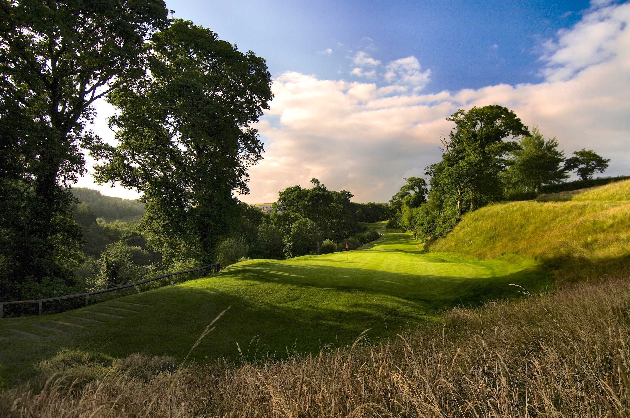 The par-3 4th on the Nicklaus course at St Mellion