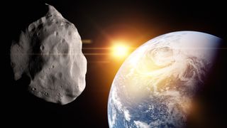 A large asteroid flew by Earth today.