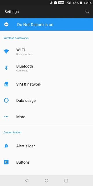 OnePlus 5T OxygenOS software