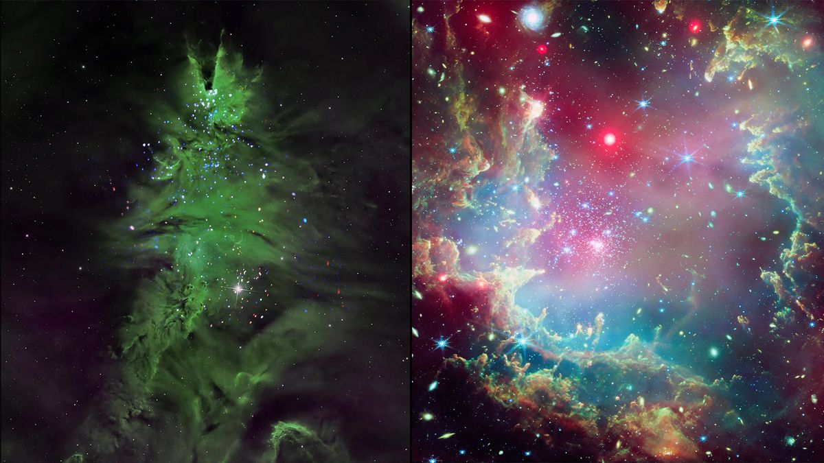 NASA brings a cosmic Christmas with beautiful area pictures