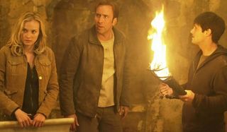 National Treasure Diane Kruger Nicolas Cage Justin Bartha hunting treasure in a crypt