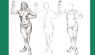 draw anatomy sketches