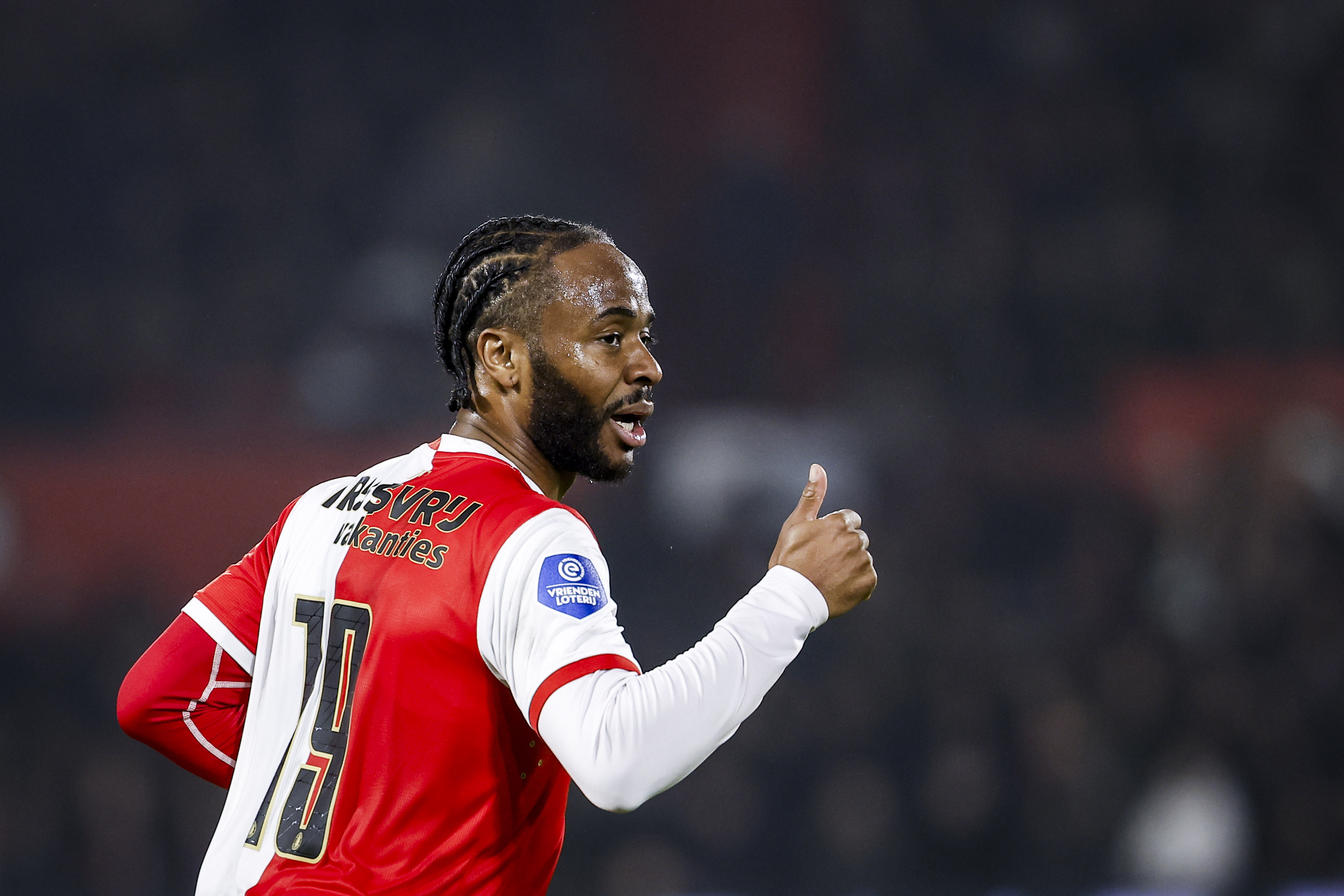 ROTTERDAM - Raheem Sterling of Feyenoord during the Dutch Eredivisie match between Feyenoord and Telstar at Feyenoord&amp;amp;apos;s De Kuip stadium on February 22, 2026, in Rotterdam, Netherlands. BAS CZERWINSKI / ANP (Photo by ANP via Getty Images)