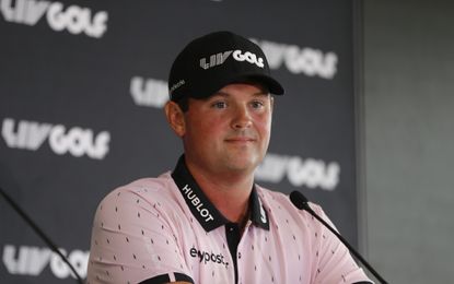 Patrick Reed at LIV Golf press conference