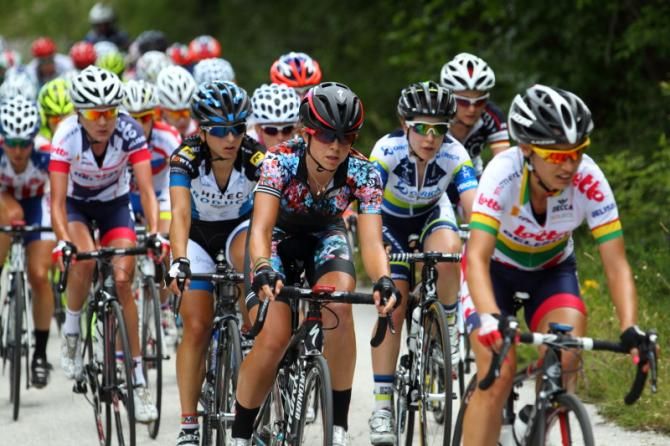 Evelyn Stevens (Specialized - lululemon) was in the Abbott group