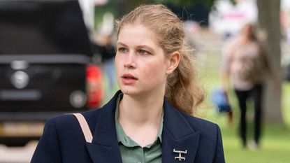 Lady Louise Windsor watches the Carriage Driving