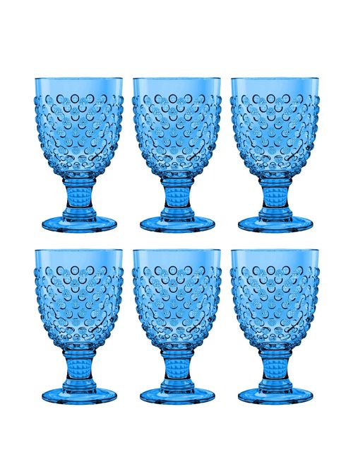 Tarhong Hobnail Goblet, Set of 6