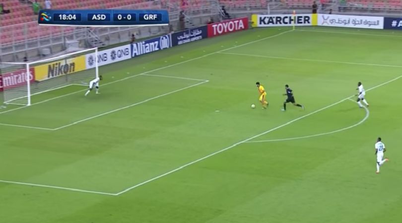 Watch: Al-Gharafa player misses absolute sitter – then goes down ...