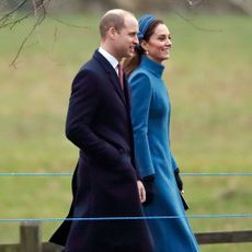 The Royal Family Attend Church At Sandringham