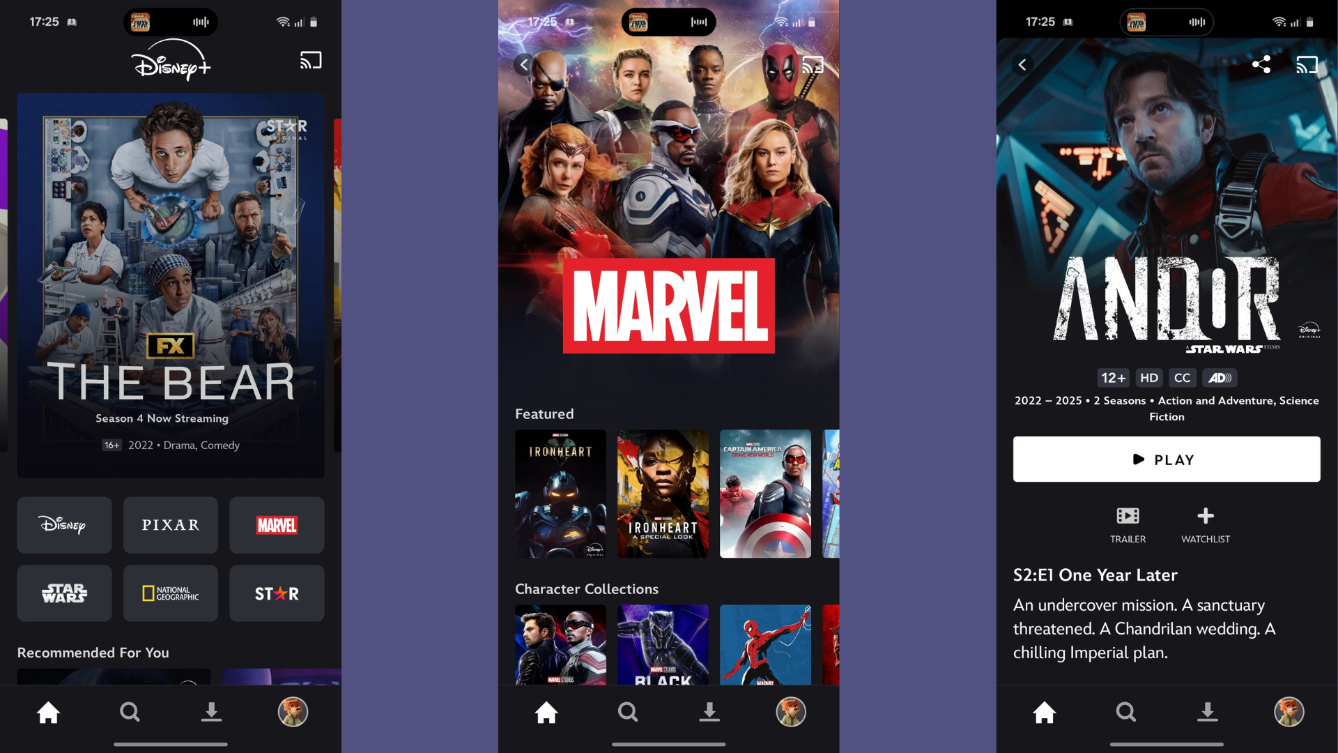 Disney Plus interface