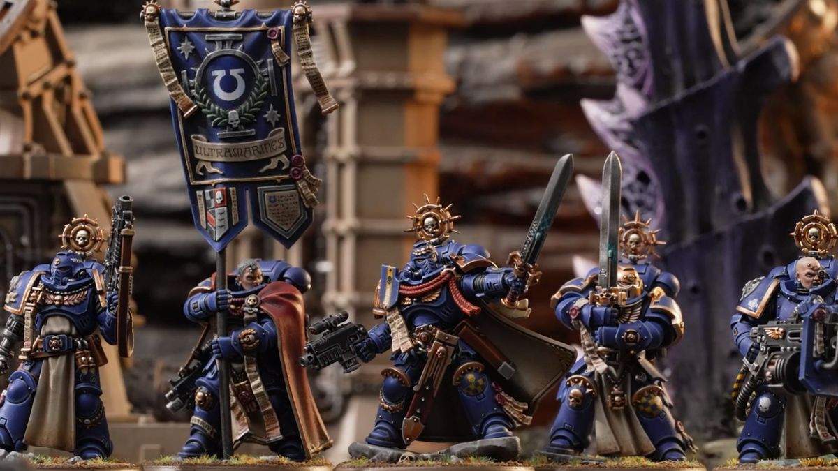 Space Marine champions stand proud