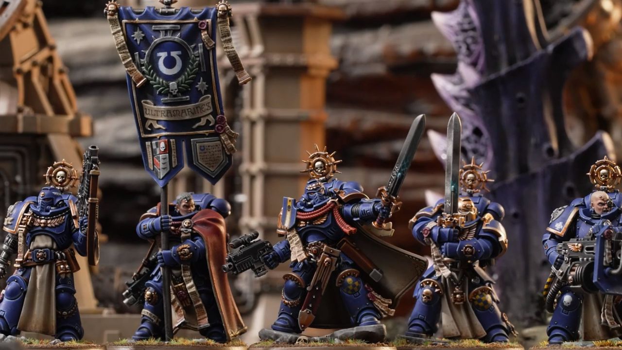 Space Marine champions stand proud
