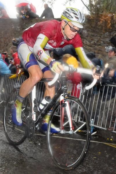 Matt Wilson (Team Type 1) eyes up another victory in the King of the Mountains classification at the Tour of Ireland.