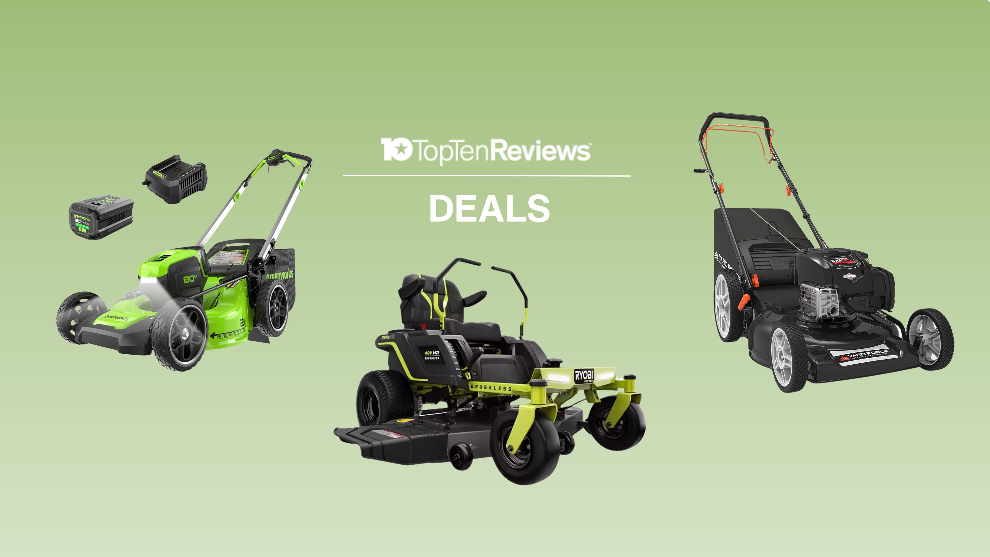 Lawn mower deals in 2024 | Top Ten Reviews
