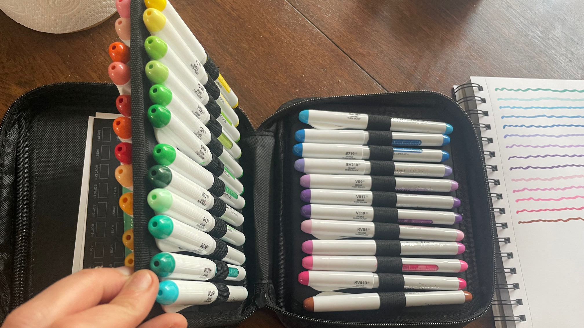 Ohuhu Nahuku markers - set of acrylic markers