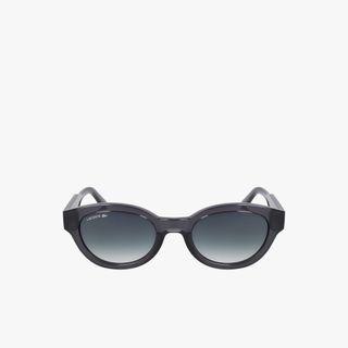 Black Oval Sunglasses by Lacoste