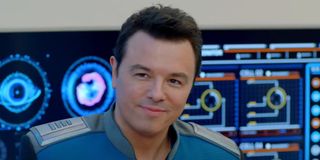 seth macfarlane's ed smiling on the orville season 2