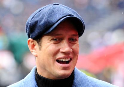 Why is Vernon Kay on This Morning - LONDON, ENGLAND - OCTOBER 13: TV presenter Vernon Kay looks on pitch-side prior to the NFL match between the Carolina Panthers and Tampa Bay Buccaneers at Tottenham Hotspur Stadium on October 13, 2019 in London, England. (Photo by Alex Burstow/Getty Images)
