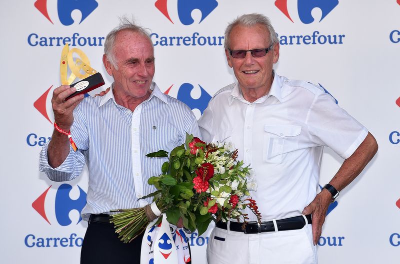 The two Dutch winners of the Tour de France Jan Janssen and Joop Zoetemelk