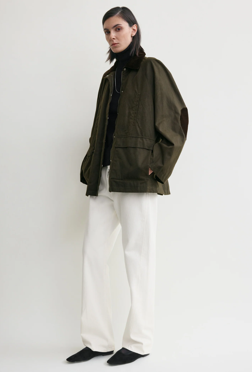 An image of a Toteme country jacket.