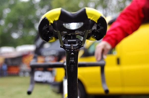Titanium saddle rails offer a safer failure mode than carbon fiber&hellip;