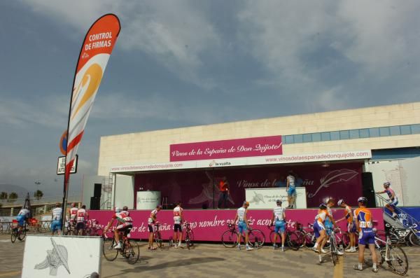 Facing into another day in the saddle at the Vuelta.