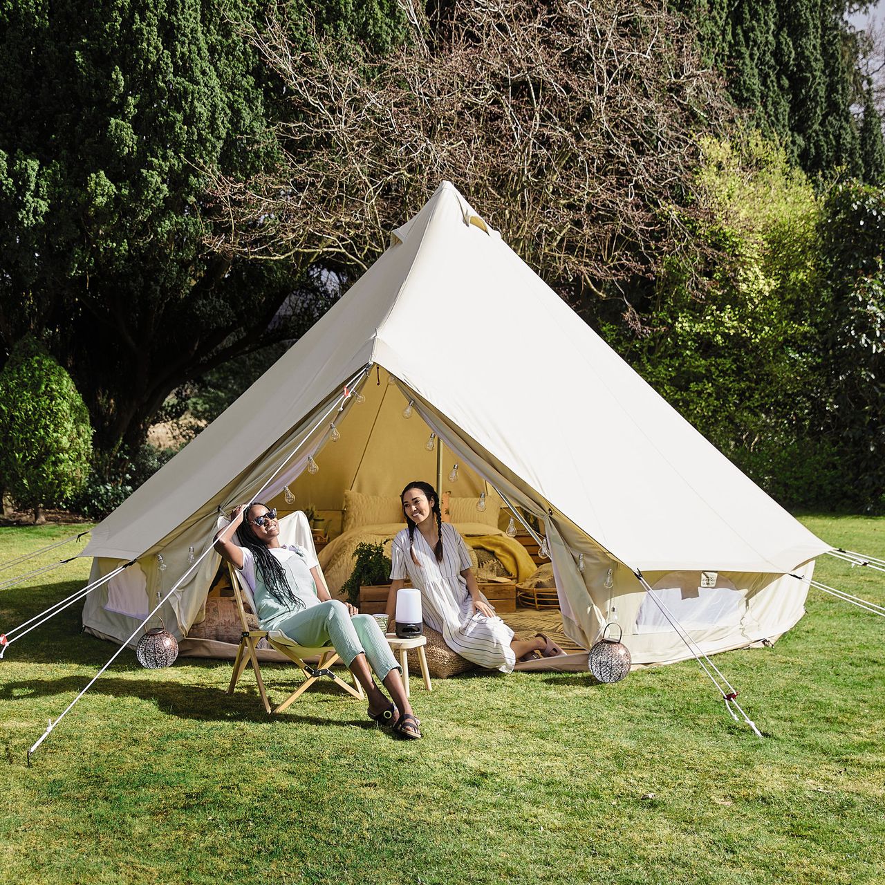The new Aldi bell tent is perfect for festival season | Ideal Home