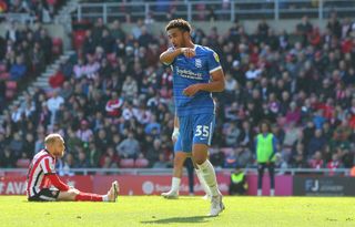 Birmingham City season preview Birmingham City's George Hall celebrates his goal during the Sky Bet Championship match between Sunderland and Birmingham City at the Stadium Of Light, Sunderland on Saturday 15th April 2023.