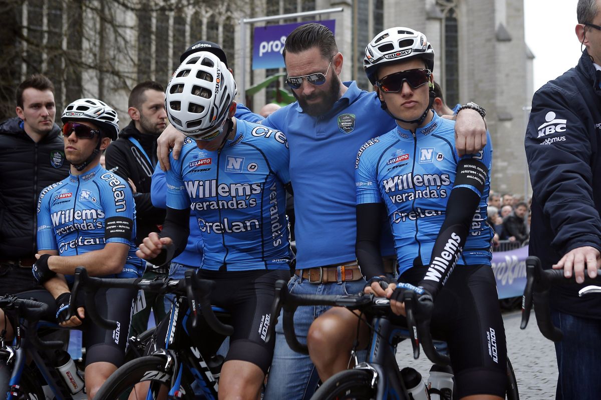 The Veranda's Willems team gathered for a remembrance of Michael Goolaerts