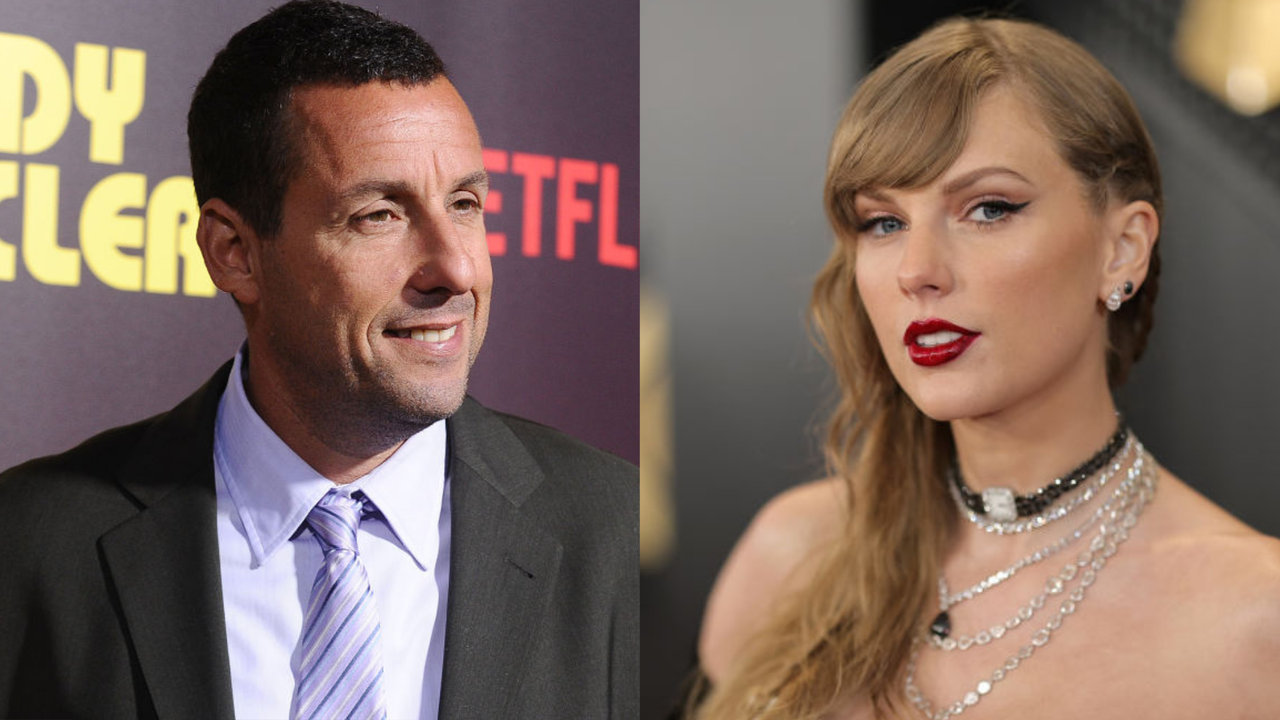 Adam Sandler and Taylor Swift