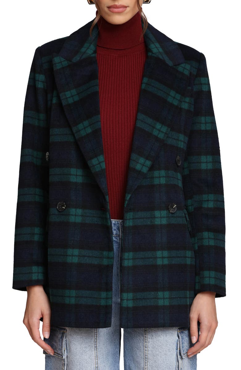 Blackwatch Plaid Double Breasted Blazer